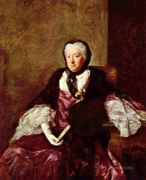 Allan Ramsay Painting - portrait of mary atkins mrs martin Allan Ramsay Portraiture Classicism
